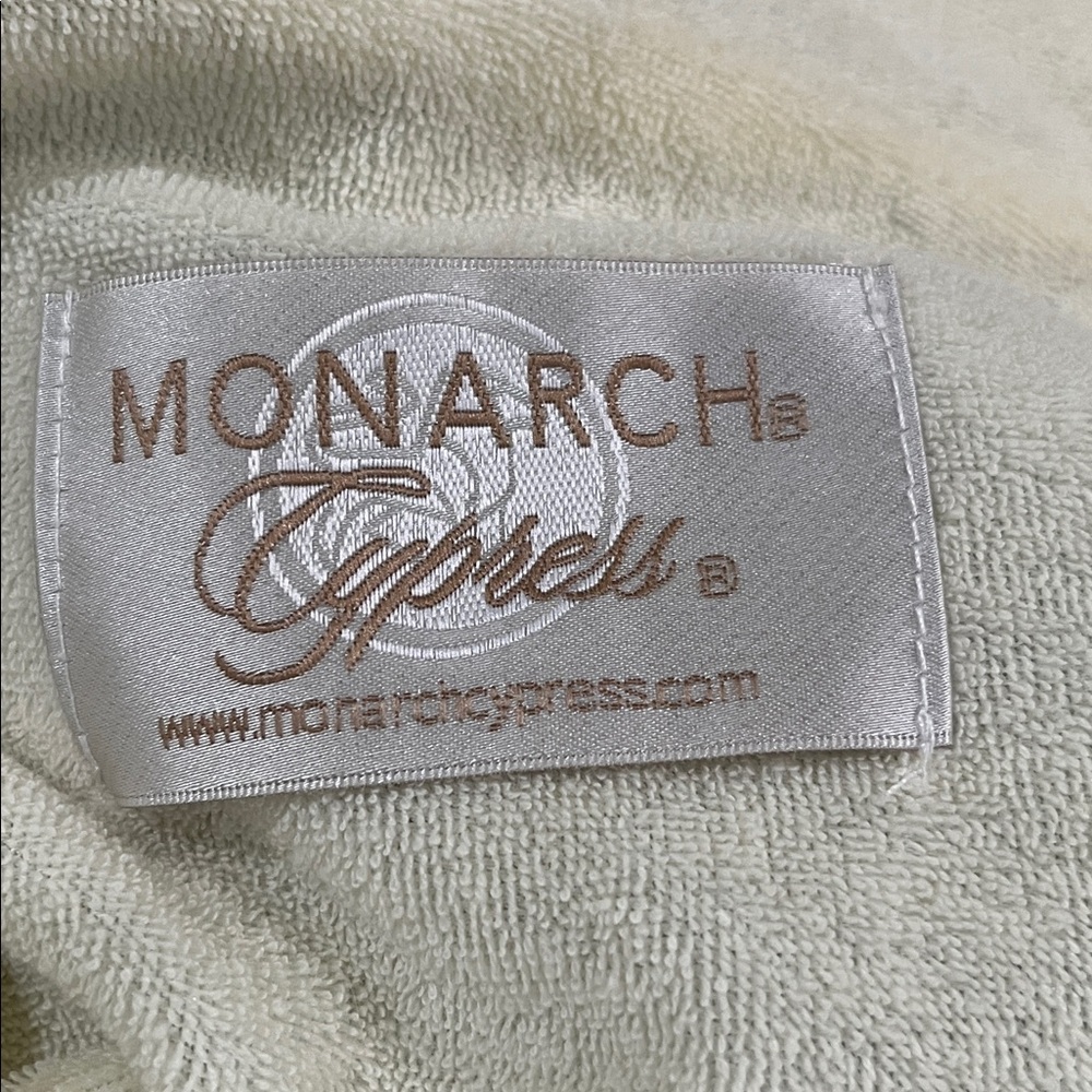 Monarch CYPRESS SAGE GREEN SHAWL ROBE TERRY LINED MICROFIBER, LUXURY SPA OS/L - Picture 13 of 16
